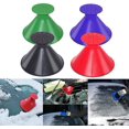 thumbnail image 1 of Round Windshield Ice Scraper, Magic Cone-Shaped Car Windshield Ice Scraper Funnel Car Snow Removal Shovel 4 in 1 Tool as Gift for Christmas Thanksgiving (4 color), 1 of 7