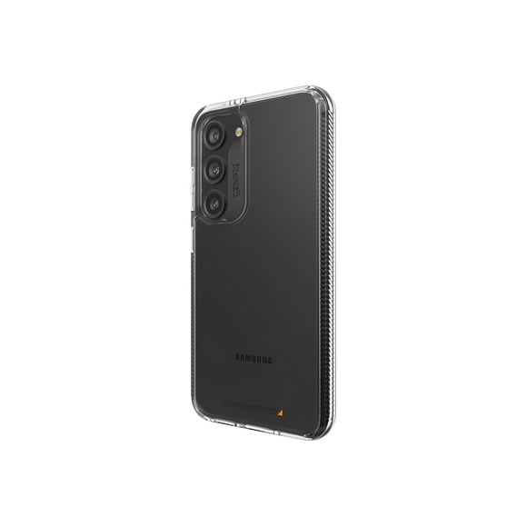 Gear4 Crystal Palace - Back cover for cell phone - polycarbonate, thermoplastic polyurethane (TPU), RepelFlex coating, D3O Crystalex - clear - for Samsung Galaxy S23