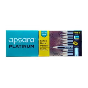 Apsara Platinum Extra Dark Pencils - Pack of 10