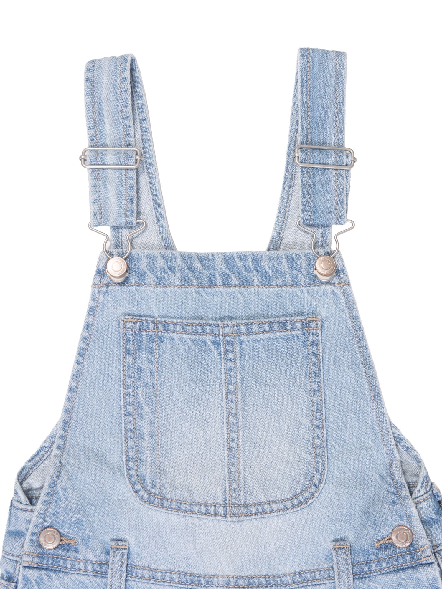 Wonder Nation Girls Denim Overall, Sizes 4-18