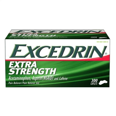 Excedrin Extra Strength Pain Reliever Caplets, 300 Count