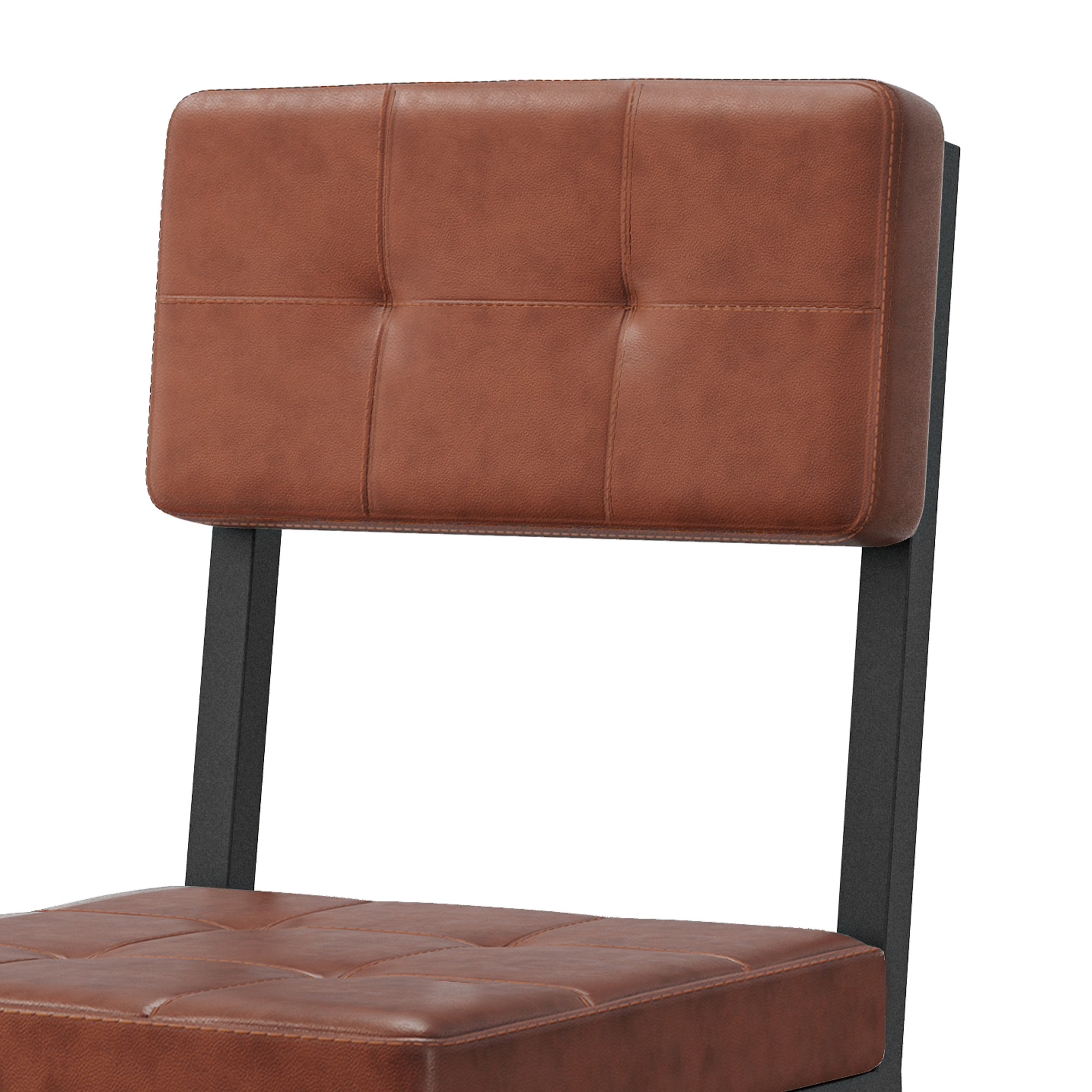 Uforic Dining Chairs Set of 4, Upholstered Modern Kitchen Chair with Metal Frame for Dining Living