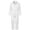 White, variant on Mens Solid Color Coveralls Collared Long Sleeve Zip Up Utility Jumpsuits with Pockets Mechanic Workwear Boiler Suits