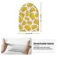 thumbnail image 2 of Pofeuu Cheese Print Beanie Hat for Men Women Knit Winter Hat Warm Cuffed Skull Beanie Slouchy Soft Unisex, 2 of 6