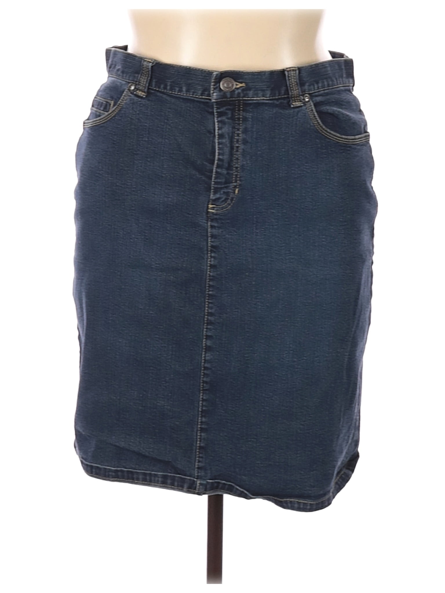 liz claiborne jean skirt