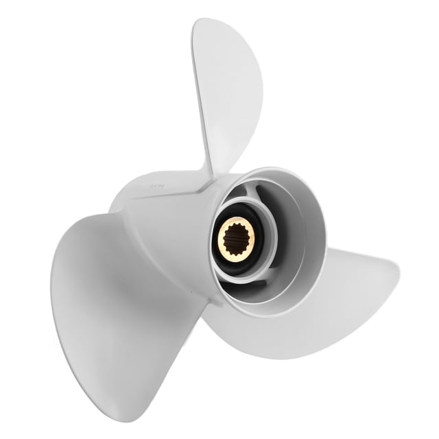 Aluminum Alloy Propeller,13x19 Outboard Propeller High EL Blades Propeller Crafted with Care