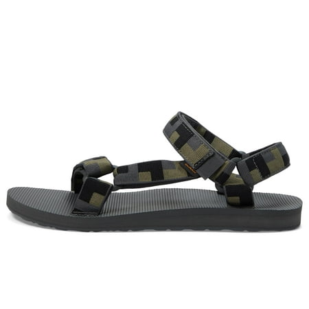 Teva Men's M Original Universal Sandal, Retro Shapes Grey, 9