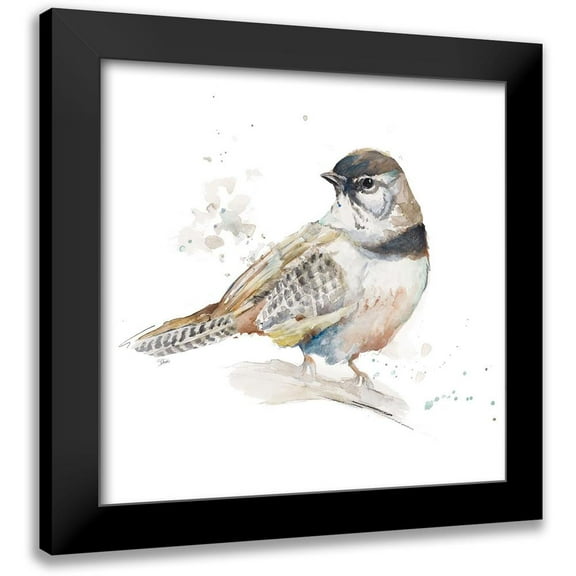 Pinto, Patricia 12x12 Black Modern Framed Museum Art Print Titled - Watercolor Mountain Bird III