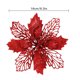 thumbnail image 2 of 10PCS / Set Christmas Poinsettia Glitter Flower Colgando Decoración del árbol de Navidad FleinngHoz JD700712263, 2 of 5