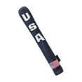 thumbnail image 4 of PU Golf Alignment Stick Cover Case picture may not USA Embroidered Waterproof Holder Premium Blue White, 4 of 9