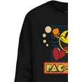 thumbnail image 5 of Pac-Man Men's Long Sleeve Shirt, Graphic Print Bashful and Pacman Shirt Black – S, 5 of 7