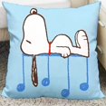thumbnail image 1 of Almohada con estampado de anime de Peanuts, cojín suave con dibujos animados kawaii de Snoopy y Charlie Brown, cojín decorativo para sofá, silla, cama de coche, 1 of 5