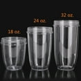 thumbnail image 4 of Blendin 2 Pack Replacement 32 Ounce Colossal Cup Jar with Lip Ring, Compatible with Nutribullet 600W, 900W, NB-101B, 900 Pro Series Blenders, 4 of 6