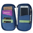 thumbnail image 2 of Travel Wallet Passport Holder,RFID Document Organizer with Hand Strap, 2 of 4