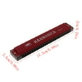 thumbnail image 4 of Professional 24 Hole Harmonica Mouth Metal Organ for Beginners, 4 of 15