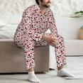 thumbnail image 7 of Sikiie Ladybugs 2 Mens Pajama Set, Soft Warm Long Sleeve Sleepwear, Cozy Button-Down Pjs for Men-Large, 7 of 7