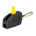 thumbnail image 2 of KLKCMS 4mm Banana Plug Practical Wire Cable Connector for Wall Plates and Receivers Black, 2 of 9