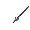 thumbnail image 1 of IH Casa Decor 16/19 Mm Metal Drape Set Urban - Black 48-84, 1 of 2