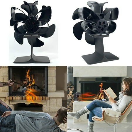 

Fireplace Fan New Butterfly Thermal Power Fan Fireplace Heating Stove Thermal Fan