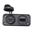 thumbnail image 4 of Cargador de coche Puerto USB dual Adaptador de carga de teléfono Fuente de alimentación Piezas de modificación Likrtyny Accesorios para autos y motos, 4 of 9