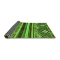 thumbnail image 2 of Ahgly Company Indoor Rectangle Abstract Green Modern Area Rugs, 7' x 9', 2 of 4