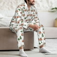 thumbnail image 7 of Sikiie Camp Van Mens Pajama Set, Soft Warm Long Sleeve Sleepwear, Cozy Button-Down Pjs for Men-Medium, 7 of 7