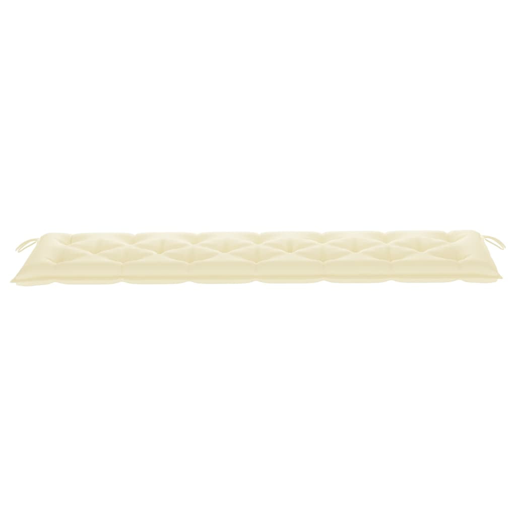 Settee Swing Cushion, Lounger Bench Mat, Soft Seat Cushion Chair Pads, Cream
