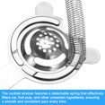 thumbnail image 5 of Cocktail Strainer, 1pack - Stainless Steel Bar Strainer for Drink, Bar Tool for Bartender (Silver, 160mm), 5 of 6