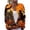 Ginger, variant on Halloween Cardigan Sweaters for Women Knit Ghost Pumpkin Blood Print Button Down Casual Cardigan Spooky Printed Holiday Party Coat Tops Black 3XL