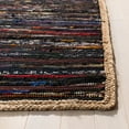 thumbnail image 4 of SAFAVIEH Montauk Rowland Abstract Striped Runner Rug, Black/Natural, 2'3" x 7', 4 of 7