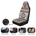 thumbnail image 6 of Jeiento Southwest Aztec Car Front Seat Cover for Women Men 2 Pcs Automotive Seat Cover Seat Protective Cushion for SUV Truck Washable Car Accessories, 6 of 7