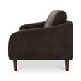 thumbnail image 3 of Moe's Home Collection Quinn Sofa Dark Brown Fabric Sofas, 3 of 6