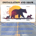 thumbnail image 3 of 1 Pcs 2D Flat License Plate Covers & Frames, Mother Bear For Decorative Front, Waterproof For Decoration Aluminum License Plate Covers & Frames Cover For Men Women, 12" X 6", 3 of 7