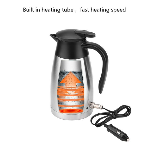 Chauffe-eau de voiture portable, 12v / 24v Kettle Car Heater