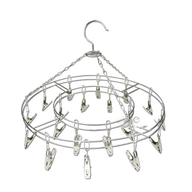 Estante de secado con forma de ciruela cuadrada redonda, calcetín, ropa interior, tendedero para exteriores, secador, percha para ropa, Clips de toalla multifuncionales Scienceny JJ19167-02
