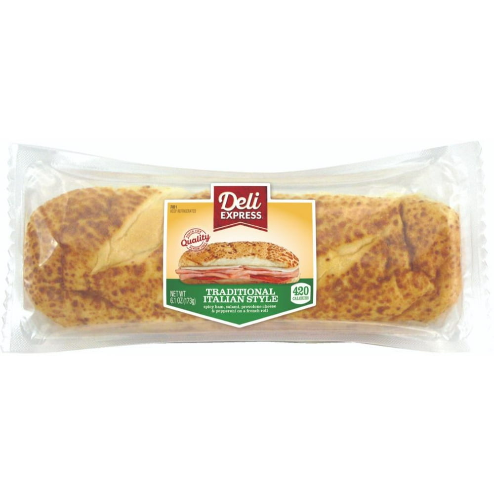 Deli Express Sub Select Traditional Italian 6.1oz (PACK OF 8) Walmart