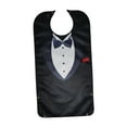 thumbnail image 4 of Babero para Adultos para Comer Protector de Ropa/Ajustable/Lavable a Máquina/Cómodo Patrón de Traje de Poliéster Unisex para Personas Mayores Mujeres Estilo G Yinane Baberos para adultos, 4 of 8