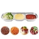 thumbnail image 5 of Cuenco de acero inoxidable de tres secciones para salsas de vinagre, sushi y barbacoa, 5 of 8