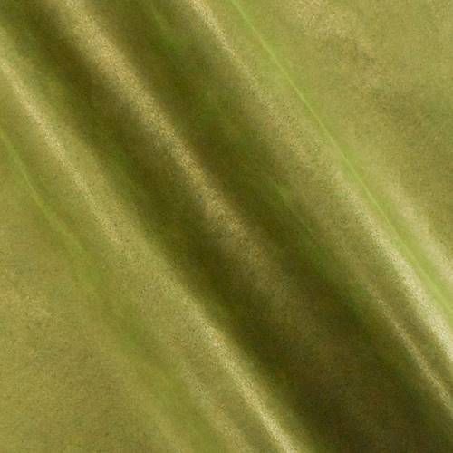 Copper Olive Green Metallic Texture Faux Leather, Fabric By the Yard