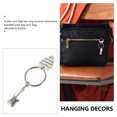 thumbnail image 3 of CIMAXIC Key Chain Creative Guitar Pick Key Chain Schoolbag Hanging Ornament Metal Purse Pendant,1.46"X0.71"X0.08", 3 of 5