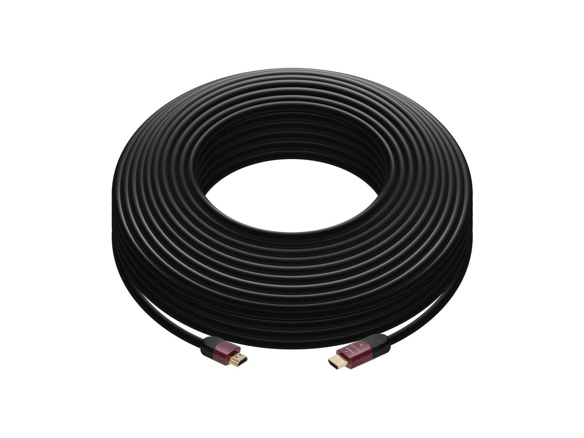 Monoprice HDMI Cable - 75 Feet - Black | High Speed, Active Chipset, 4k@24Hz, 10.2Gbps, 24AWG, YUV 4:2:0, CL2 - Cabernet Ultra Series