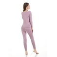 thumbnail image 2 of Truactivewear Thermals Thermal Sets Moisture Wicking Super Soft Stretchy Solid Long Underwear (Women's) 2 Pack, 2 of 3
