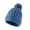 Blue, variant on Dyfzdhu Women Mens Winter Knitted Beanie Hat With Faux Pom Warm Knit Cap Hats For Gray