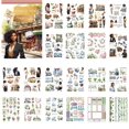 thumbnail image 4 of wqlpp-A5 Scrapbook Sticker Book - 200 Pre-Cut Stickers for Journaling & Scrapbooking, Including People, Washi & More, 4 of 4