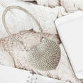 thumbnail image 5 of HGYCPP Eye Catching Heart Shaped Evening Purse for Women Elegant Rhinestones Satchel with Chain Shoulder Crossbody Bag, 5 of 13