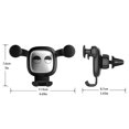 thumbnail image 4 of Kenally Soporte automático para teléfono de coche, soporte para teléfono móvil de dibujos animados para iPhone, soporte Universal para coche para Automoción decorativa y accesorios aturdido Kenally VI000017-02B, 4 of 6