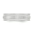 thumbnail image 3 of SS 6mm Brushed Fancy Band Size 11.5 in Sterling Silver, 3 of 3