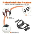 thumbnail image 2 of For Nissan 370Z Z34 2009-2020 ABS Outer Door Pull Handle Panel Trim, 2 of 5
