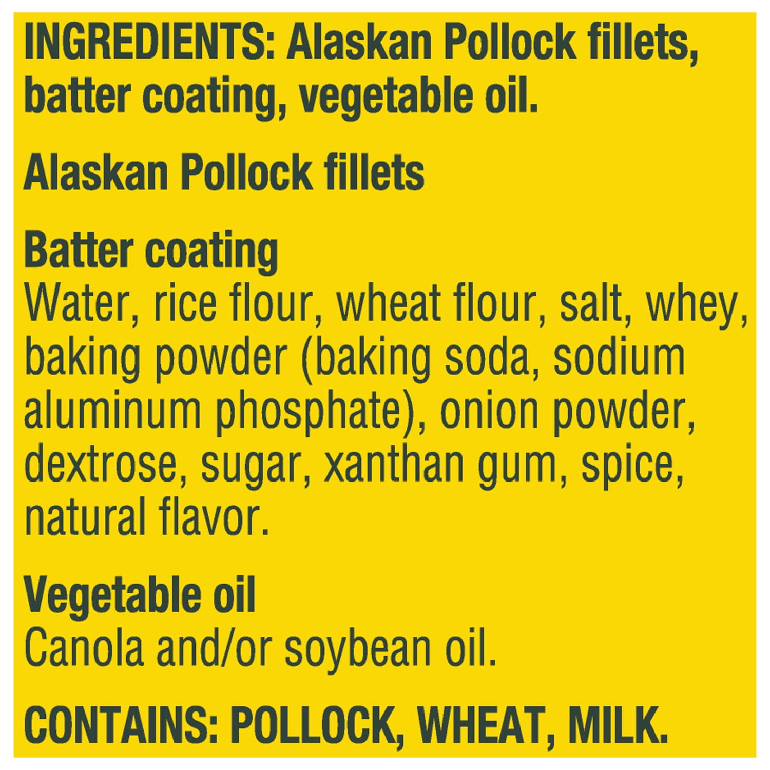 Gorton’s Crispy Battered Fish Fillets, Whole Wild Caught Alaskan Pollock, 10 Count