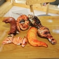 thumbnail image 5 of Coussin en Peluche en Forme de Collation 3D, Coussin Alimentaire Doux Jouet en Peluche pour Décoration Intérieure, 60cm, Poisson, 5 of 5
